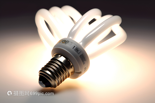 燈泡的光芒
