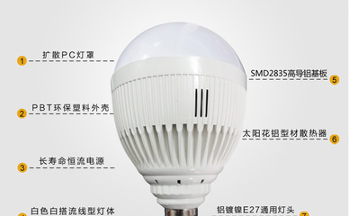 【光萊雅照明供應節能環保LED燈泡 LED大瓦數球泡螺口E2718W超亮款】價格,廠家,圖片,LED球泡燈,深圳市光萊雅照明科技-