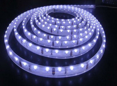 【335側(cè)發(fā)光白光 暖白 紅光 黃光 藍(lán)光 綠光 紫光 防水LED軟燈條】價(jià)格,廠家,圖片,LED燈帶/燈條/燈片,深圳市廣孚照明科技-