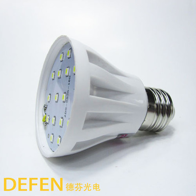 【廠家直銷新款LED球泡燈塑料外殼3W5W7W燈泡e27燈頭】價格,廠家,圖片,LED球泡燈,廣州德芬光電照明科技-